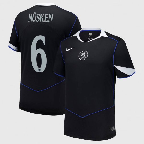 Chelsea Cup Nike Third Stadium Shirt 2025-26 with Nüsken 6 printing