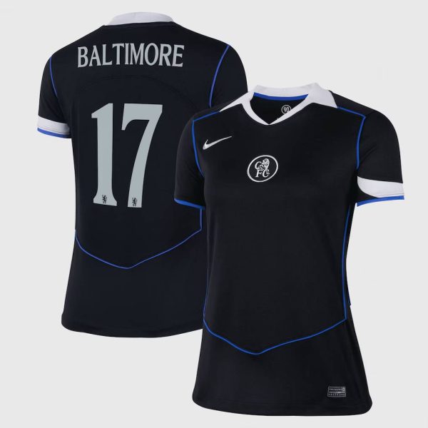 Chelsea Cup Nike Third Stadium Shirt 2025-26 - Womens with Baltimore 17 printing