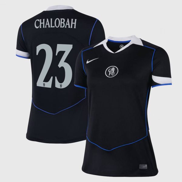 Chelsea Cup Nike Third Stadium Shirt 2025-26 - Womens with Chalobah 23 printing