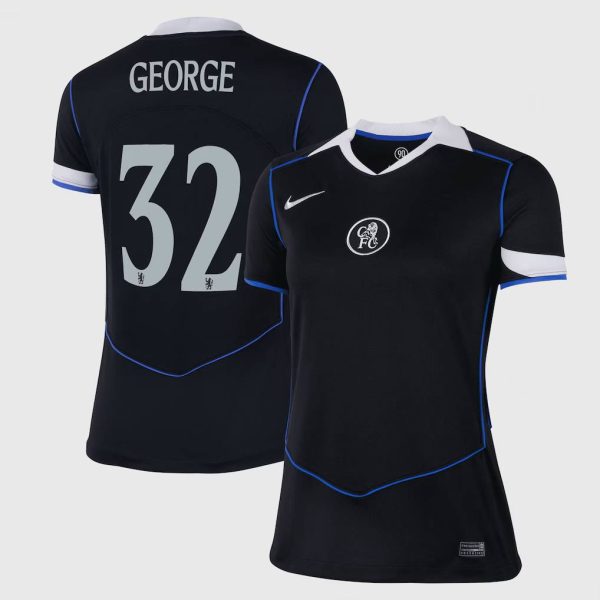 Chelsea Cup Nike Third Stadium Shirt 2025-26 - Womens with George 32 printing