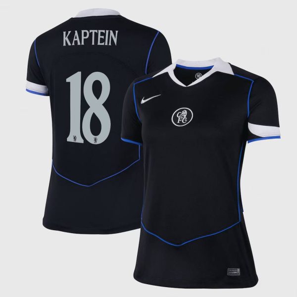 Chelsea Cup Nike Third Stadium Shirt 2025-26 - Womens with Kaptein 18 printing