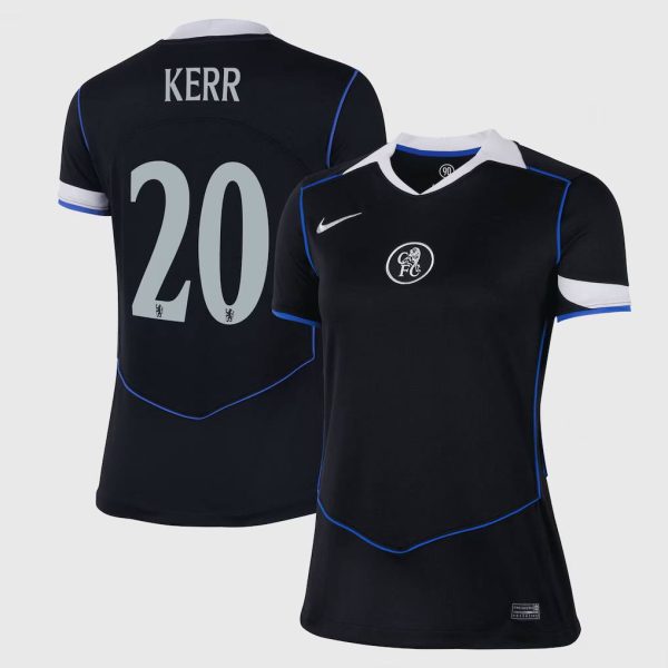 Chelsea Cup Nike Third Stadium Shirt 2025-26 - Womens with Kerr 20 printing