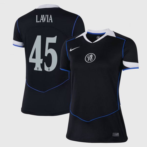 Chelsea Cup Nike Third Stadium Shirt 2025-26 - Womens with Lavia 45 printing