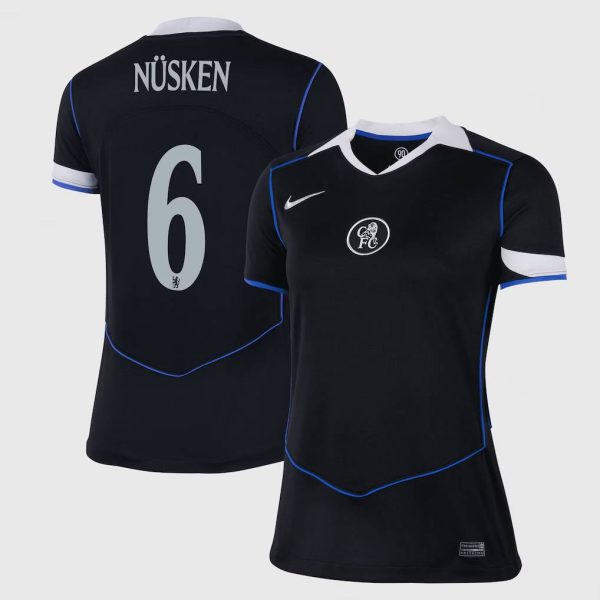 Chelsea Cup Nike Third Stadium Shirt 2025-26 - Womens with Nüsken 6 printing