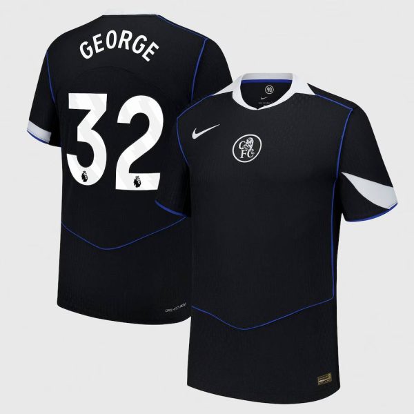 Chelsea Nike Dri Fit Adv Third Match Shirt 2025-26 with George 32 printing