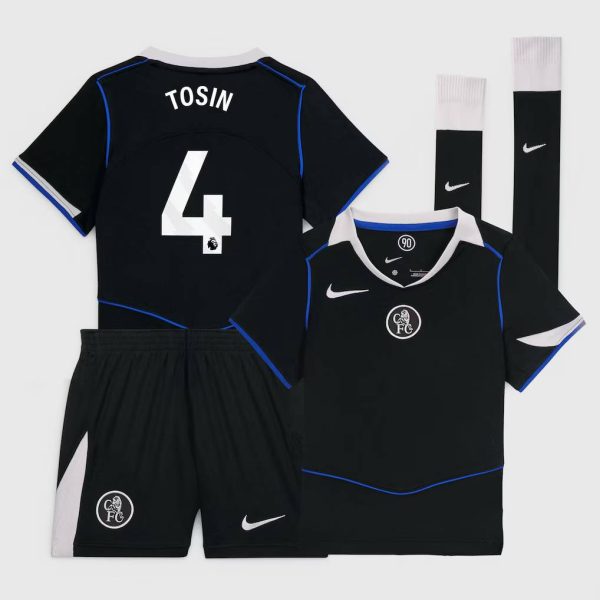 Chelsea Nike Third Stadium Mini Kit 2025-26 - Little Kids with Tosin 4 printing