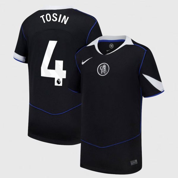 Chelsea Nike Third Stadium Shirt 2025-26 - Kids with Tosin 4 printing