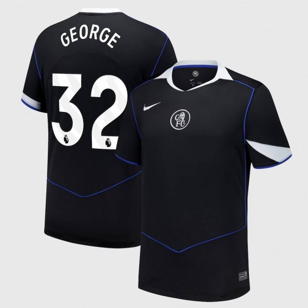Chelsea Nike Third Stadium Shirt 2025-26 with George 32 printing